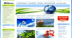 Desktop Screenshot of abklimatizace.cz